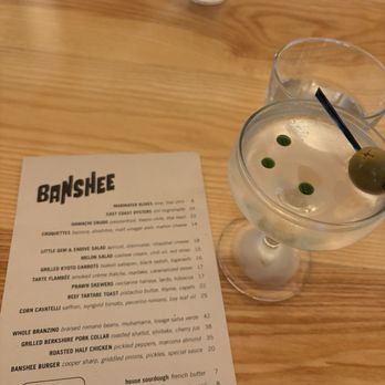 Banshee - House martini #1 - New American Near Me - Philadelphia, Pennsylvania Banshee - House martini #1 - New American Near Me - Philadelphia, Pennsylvania