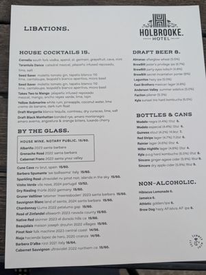 Menu photo 5 Golden Gate Saloon Grass Valley, CA