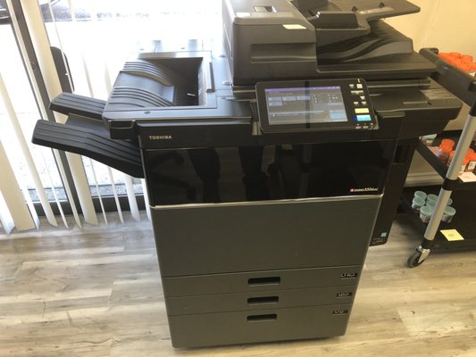 Installed a Nice Refurbished copier at a Customer Location in Garden Grove , Happy Customer! Comes with a Year service contract - This is a Nice Color Copier that was a lease return and fully refurbished by a Certified Technician . We installed and Trained the customer with the operation of the Copier and provided a yearly service contract that covers all parts and labor. Installed a Nice Refurbished copier at a Customer Location in Garden Grove , Happy Customer! Comes with a Year service contract - This is a Nice Color Copier that was a lease return and fully refurbished by a Certified Technician . We installed and Trained the customer with the operation of the Copier and provided a yearly service contract that covers all parts and labor.