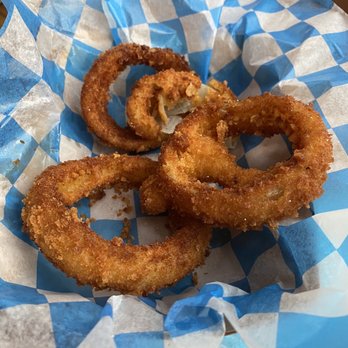 1886 Humble Backyard - Fried onion rings..nice and crispy - Lounges Near Me - Humble, Texas 1886 Humble Backyard - Fried onion rings..nice and crispy - Lounges Near Me - Humble, Texas