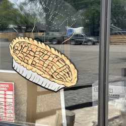 Bubbadut's Cafe - Pie window art