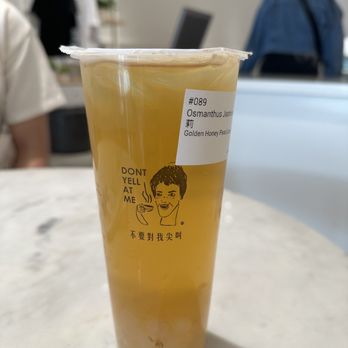 Dont Yell At Me - Osmanthus Jasmine Tea - Bubble Tea Near Me - Seattle, Washington Dont Yell At Me - Osmanthus Jasmine Tea - Bubble Tea Near Me - Seattle, Washington