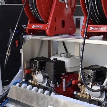 GSD Socal Solutions - Honda GX 200 Engine (QTY 2) 300ft high pressure hose (QTY 2) 100 Gallon Tank & Rotary Brush - Solar Panel Cleaning Near Me GSD Socal Solutions - Honda GX 200 Engine (QTY 2) 300ft high pressure hose (QTY 2) 100 Gallon Tank & Rotary Brush - Solar Panel Cleaning Near Me