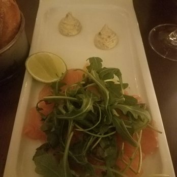 Absinthe Bistro - Salmon appetizer - French Near Me - Vancouver, British Columbia
