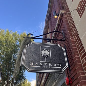 Baxter’s 1892 - Baxter 1892 sign - Music Venues Near Me - New Bern, North Carolina