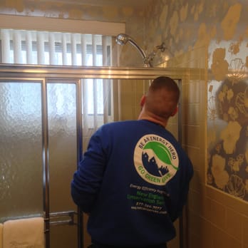 New England Conservation Services - installing an energy efficient shower head in order to reduce water heating cost - Home Energy Auditors Near Me - Woodbridge, Connecticut New England Conservation Services - installing an energy efficient shower head in order to reduce water heating cost - Home Energy Auditors Near Me - Woodbridge, Connecticut