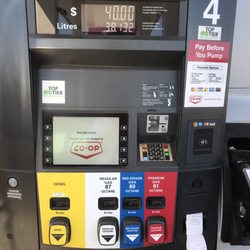 Co-op Gas Bar - Gas prices as of July 27, 2020