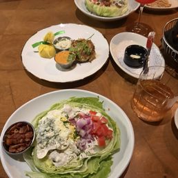 Amazing wedge salads and old fashioned Amazing wedge salads and old fashioned
