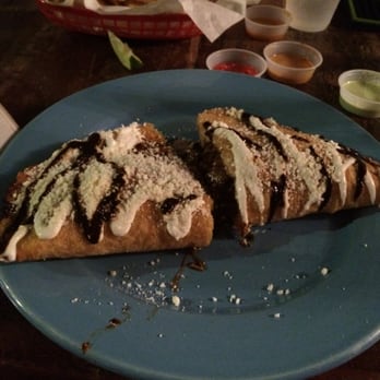 La Santisima - Oaxacan Chicken Mole Queso. Looks a little like a breakfast pastry but it's completely savory and completely delicious! - Mexican Near Me - Phoenix, Arizona La Santisima - Oaxacan Chicken Mole Queso. Looks a little like a breakfast pastry but it's completely savory and completely delicious! - Mexican Near Me - Phoenix, Arizona