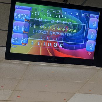 Landmark Lanes - Showing our game ended early, and it was after close, but we weren't done with our game - Bowling Near Me - Milwaukee, Wisconsin