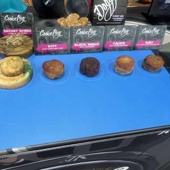Cookie Plug - They much bigger on display lol - Desserts Near Me - Whittier, California