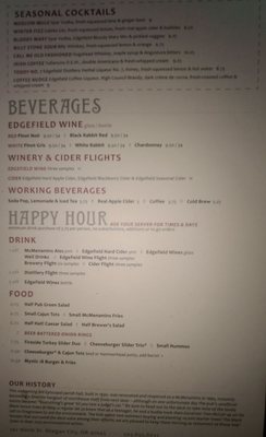 Menu photo 3 McMenamins Oregon City Oregon City, OR Menu photo 3 McMenamins Oregon City Oregon City, OR