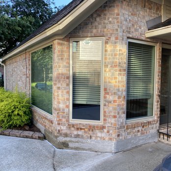 Direct Efficient Solutions - Tan colored vinyl picture windows. - Windows Installation Near Me