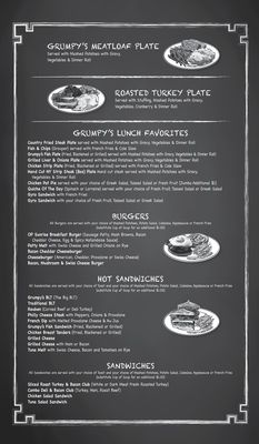 Menu photo 5 Grumpy's Restaurant St. Johns, FL