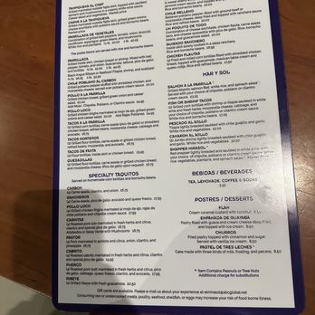 El Mirasol - Menu - Mexican Near Me - Boerne, Texas