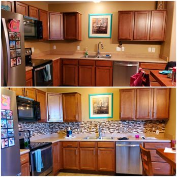 Lehman Floor Covering - a kitchen before and after remodeling - Flooring Near Me - Huntington, Indiana Lehman Floor Covering - a kitchen before and after remodeling - Flooring Near Me - Huntington, Indiana