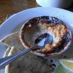 Hickory Tavern - Burnt crab dip.
