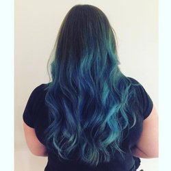Toni & Guy Georges - Turquoise colour by Dana. Cut & Style by Pop. Image credit: Toni & Guy