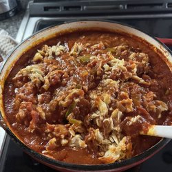 Blue Crab Express - Huge pot of Crab Chilau