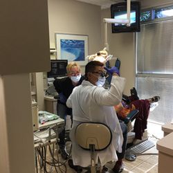 T Phillip Shin, DDS - Dr Shin in the office