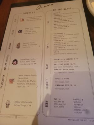 Menu photo 6 Anassa Taverna NYC New York, NY