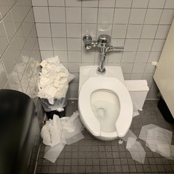 Burlington - Ladies bathroom.