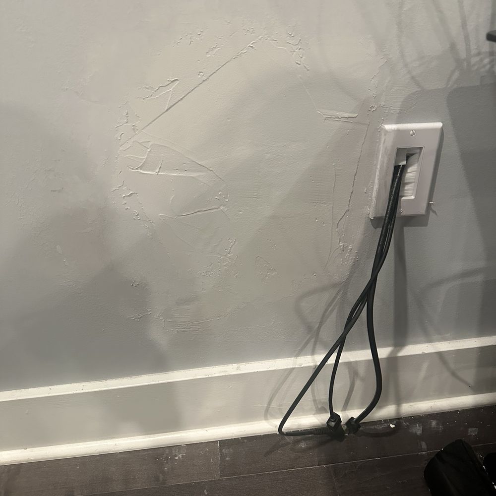 FixTman - Washington - Poor paint job, paint on floor and outlet - Furniture Assembly Near Me