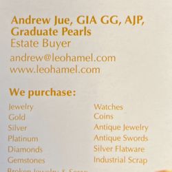 Leo Hamel Jewelry Buyers - La Mesa