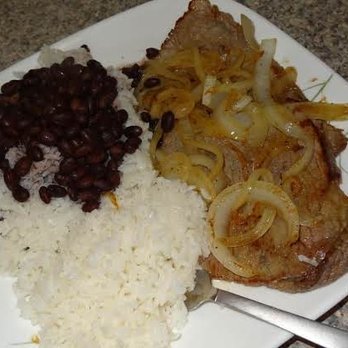 Paty's Cafe - Steak rice and beans - Salvadoran Near Me - Fort Lauderdale, Florida