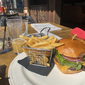 Buffalo Rose - Burger special with fries! 10$ - Bars Near Me - Golden, Colorado