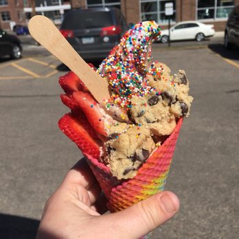 MN Nice Cream - Cookie dough, strawberries, sprinkles, glitter. - Ice Cream & Frozen Yogurt Near Me - Minneapolis, Minnesota