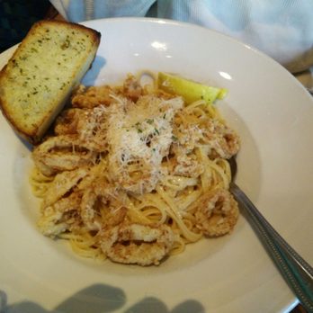 Paesanos - Calamari Linguine, a special.  Mom really enjoyed this. - Italian Near Me - Davis, California