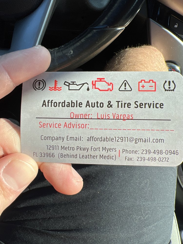 AFFORDABLE AUTO & TIRE SERVICE Updated April 2024 24 Reviews