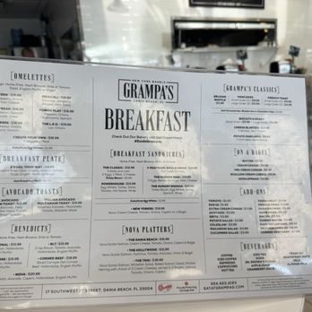 Grampa’s Cafe - Coffee & Tea Near Me - Dania Beach, Florida