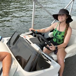 Funtime Watersports - Me driving the boat