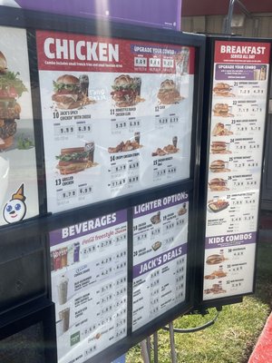 Menu photo 4 Jack in the Box La Canada, CA