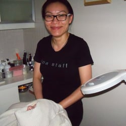 Spa Diva Esthetics Studio - That would be me under those warm towels