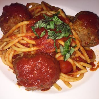 Gran Morsi - Custom order - Bucatini with Polpette Meatballs Pomodore - yum! - Italian Near Me - New York, New York Gran Morsi - Custom order - Bucatini with Polpette Meatballs Pomodore - yum! - Italian Near Me - New York, New York