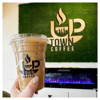 Uptown Coffee - Iced vanilla latte with almond milk - Coffee & Tea Near Me - Glendale, California Uptown Coffee - Iced vanilla latte with almond milk - Coffee & Tea Near Me - Glendale, California