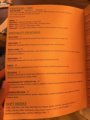 Menu photo 4 Agave Maria's Restaurant & Cantina Ojai, CA Menu photo 4 Agave Maria's Restaurant & Cantina Ojai, CA