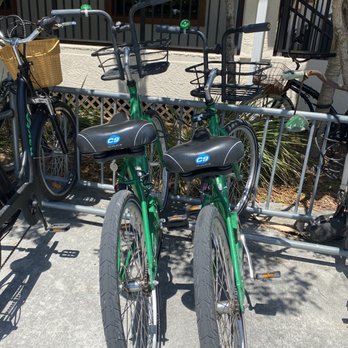 We Cycle - 2 cruisers waiting for us at hotel - Bike Rentals Near Me - Key West, Florida