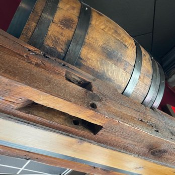 Sebastian's Ale and Whiskey House - a wooden barrel on the ceiling - Sports Bars Near Me - Brookfield, Illinois Sebastian's Ale and Whiskey House - a wooden barrel on the ceiling - Sports Bars Near Me - Brookfield, Illinois