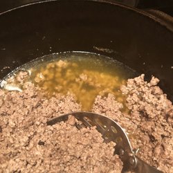 Jacobsmuhlen's Meats - Swimming in at least 30% fat, this is what you get before draining.  I can't make meatloaf or meatballs out of this as it is.