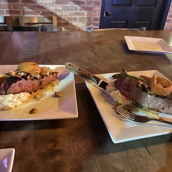 The Parlor - Split plate Cowboy - medium rare - Salad Near Me - Reno, Nevada The Parlor - Split plate Cowboy - medium rare - Salad Near Me - Reno, Nevada