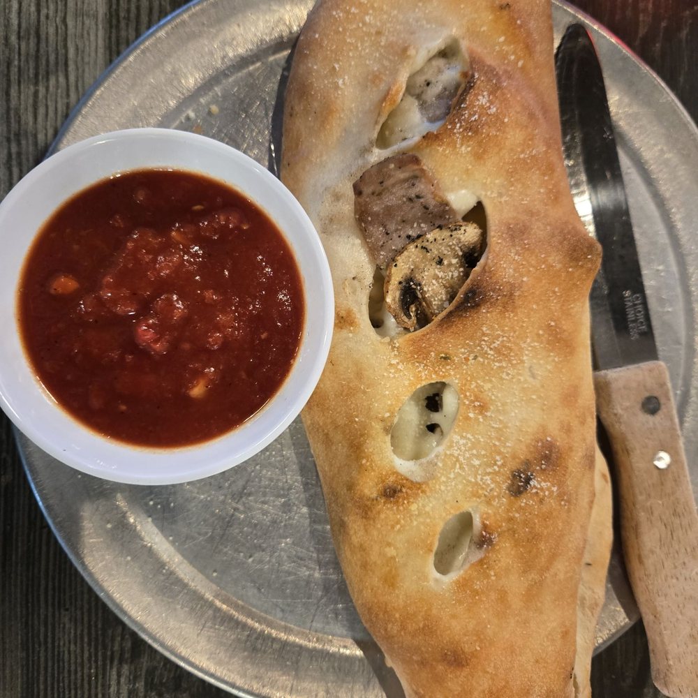 Enrico's - Personal Stromboli with mushroom and Italian sausage - Italian Near Me - Charlotte, North Carolina