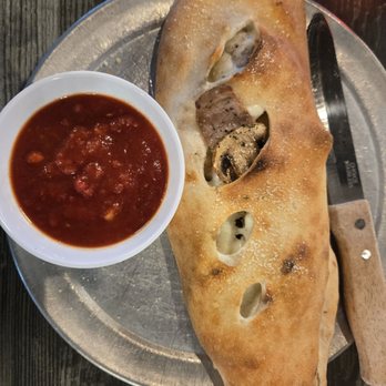 Enrico's - Personal Stromboli with mushroom and Italian sausage - Italian Near Me - Charlotte, North Carolina