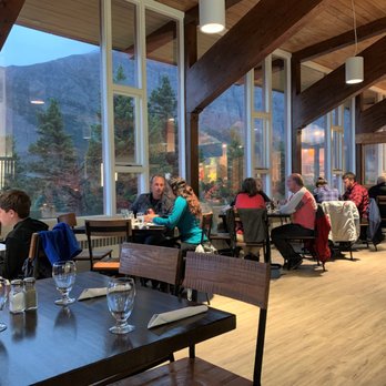 Two Dog Flats Grill - I liked the ambiance here. A real rustic and mountain lodge type feel. Unfortunately, the lines to get a table for dinner was gruesome :( - American Near Me - Browning, Montana Two Dog Flats Grill - I liked the ambiance here. A real rustic and mountain lodge type feel. Unfortunately, the lines to get a table for dinner was gruesome :( - American Near Me - Browning, Montana