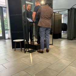 Indochino - Getting measured for a 3-piece suit