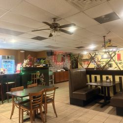 Inside of Wok & Roll.