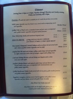 Menu photo 1 Francis Kaufman House Sumneytown, PA